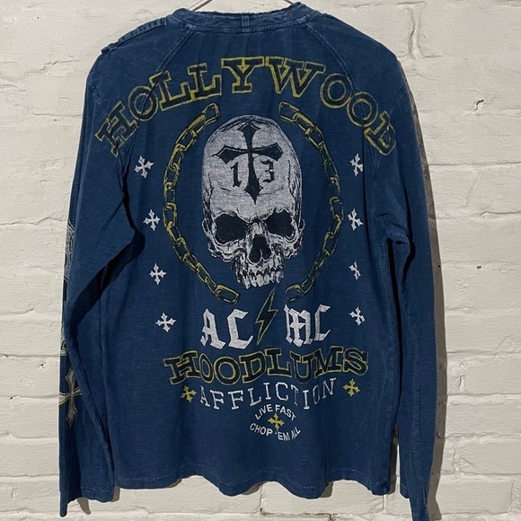 Affliction Shirt M - Picture 2 of 6